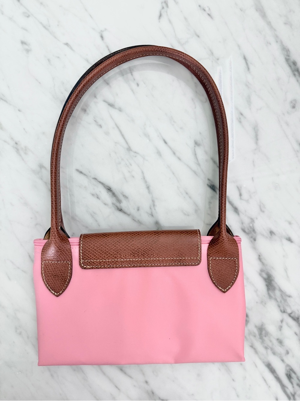 NWT Rare Longchamp Large Le Pilage Pink Shoulder Tote Limited Edition - Picture 5 of 11